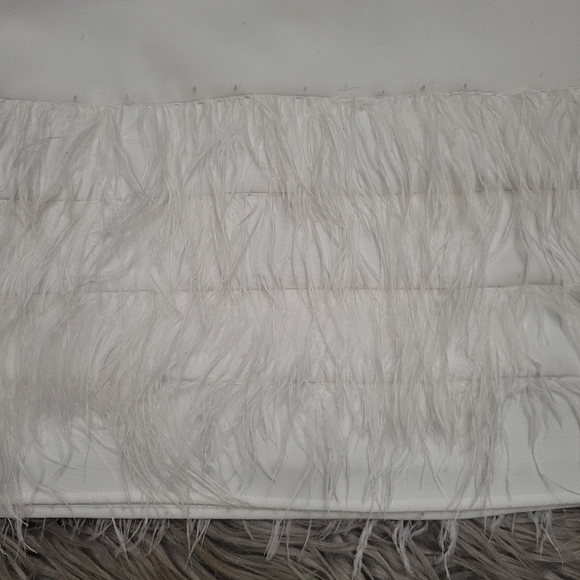 Sam Edelman Feather Hem Sheath Dress, US 8 NWT - Picture 10 of 16